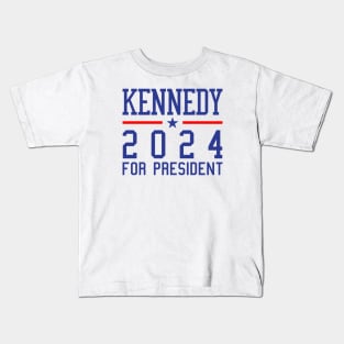 Kennedy 2024 For President, Rfk jr 24 Kids T-Shirt